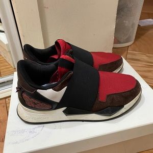 Givenchy runner Elastique burdurgundy/Gris sneaker